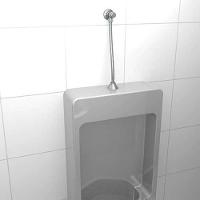 Valvula Mictorio Blukit Com Canopla E Flexivel 30cm - 2