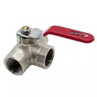 Válvula Esfera 3 Vias Em L Alavanca 1.1/4 Ivm Italy - 1