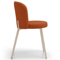 Kit 2 Cadeiras Sala De Jantar Estofada Gavi Arena L02 Tecido Terracota Lyam Decor - 8