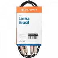 Cabo De áudio Hayonik Linha Brasil 2rca2 1,2 Metros Preto - 4