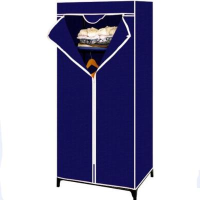 Guarda Roupa Portátil Organizador com Zíper Azul