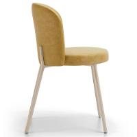 Kit 3 Cadeiras Sala De Jantar Estofada Gavi Arena L02 Couríssimo Fendi Lyam Decor - 3