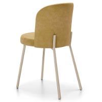 Kit 3 Cadeiras Sala De Jantar Estofada Gavi Arena L02 Couríssimo Fendi Lyam Decor