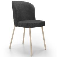 Kit 6 Cadeiras Sala De Jantar Estofada Gavi Arena L02 Linho Cinza Escuro Lyam Decor - 8