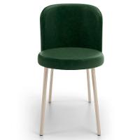 Kit 6 Cadeiras Sala De Jantar Estofada Gavi Arena L02 Couríssimo Verde Musgo Lyam Decor - 3