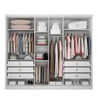 Guarda Roupa Casal 100% Mdf 6 Portas 6 Gavetas Robust -branco Móveis Novo Horizonte - 2