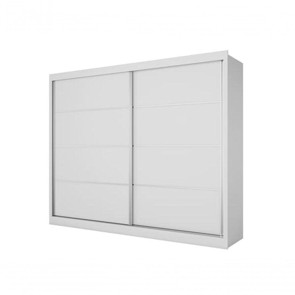 Guarda Roupa Casal 2 Portas 4 Gavetas Verona-branco Acetinado Made Marcs - 2