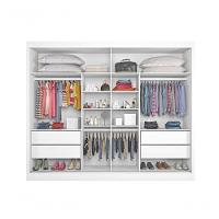 Guarda Roupa Casal 2 Portas 4 Gavetas Verona-branco Acetinado Made Marcs - 3