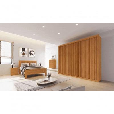 Guarda Roupa Casal Ripado 3 Portas 7 Gavetas Pacioli Plus Móveis Bettio