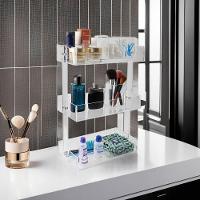 Organizador Acrílico Multiuso De Bancada Com 3 Prateleiras Acessório Organização Bancada Banheiro - 3