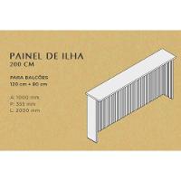 Balcão De Cozinha Modulado Imperatriz Com 2 Portas E 5 Gavetas 200cm Freijó Off White - 8