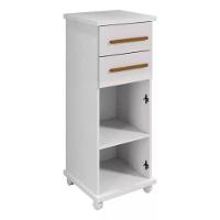 Balcão Fruteira De Cozinha 1 Porta 2 Gavetas Tokio Branco - 1