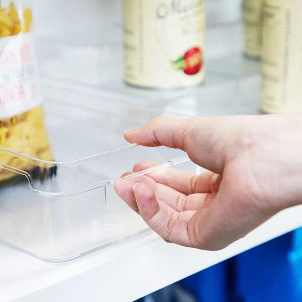 Conjunto Organizador De Armário Clear 4 Peças 30 X 15 X 7 Cm Transparente - 2