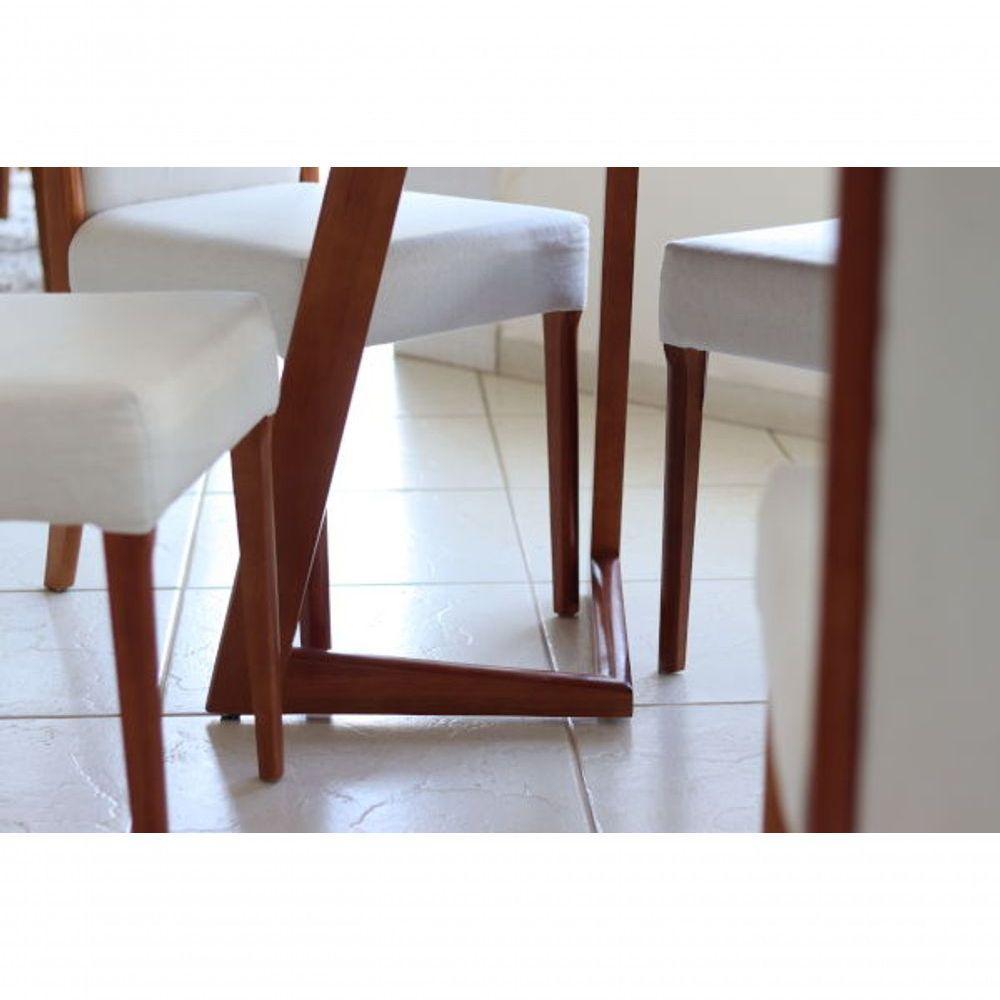 Sala De Jantar Madeira Maciça Com 6 Cadeiras 2,20x1,10m - Lívia - Espresso Móveis - 4