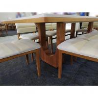 Sala De Jantar Com 8 Cadeiras 2,20 Estellar Requinte Salas