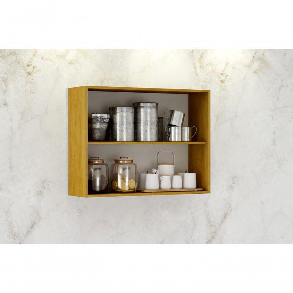 Armário Aéreo 2 Portas - Eduarda-cinamomo-off White - Chf Móveis - 3