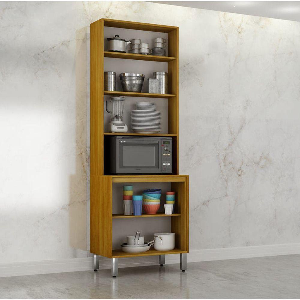 Paneleiro Cristaleira - Eduarda-cinamomo-off White - Chf Móveis - 2