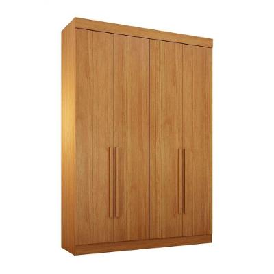 Guarda Roupa Modulado Orion 4 Portas 3 Gavetas Cinamomo MDF