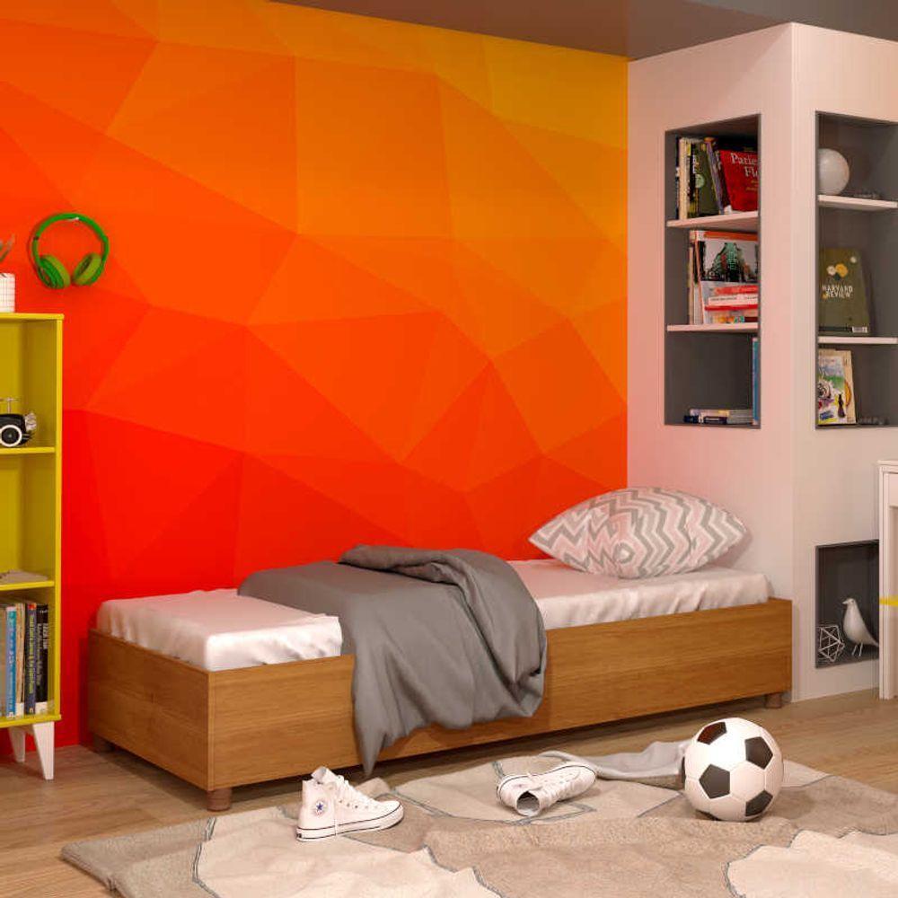 Cama De Solteiro Moderna Box - Monaco-cinamomo - Tcil Móveis - 1