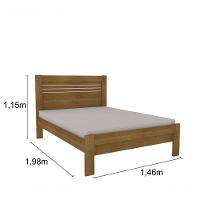 Cama Casal 100% Mdf - Safira-cinamomo - Tcil Móveis - 2