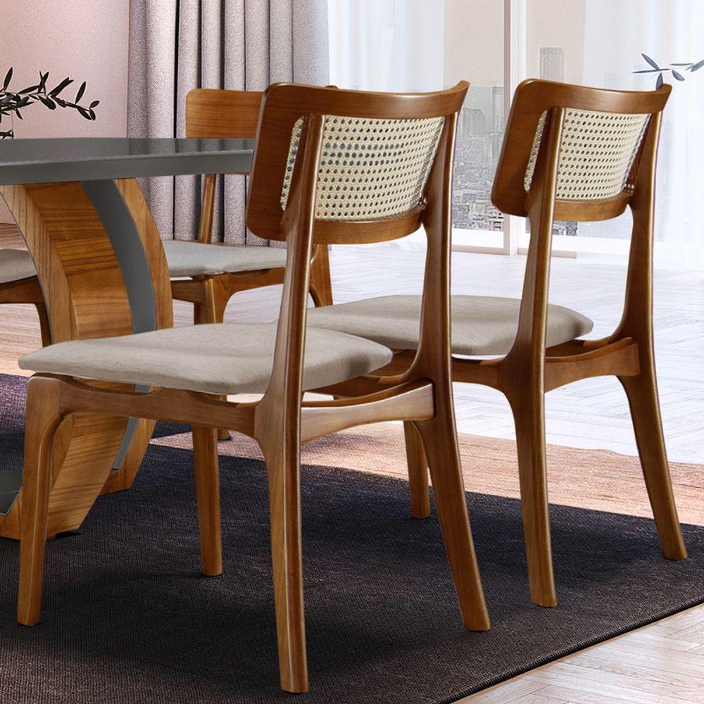 Cadeiras Para Mesa De Jantar Madeira Maciça - Urbana - Espresso Móveis - 2