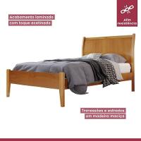 Cama Solteiro Madeira Maciça - Classic - Josandro Móveis - 2