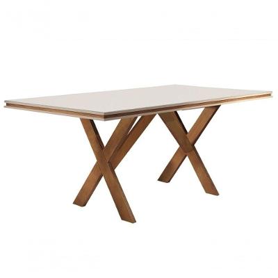 Mesa De Jantar Moderna - Nobre-1,80x1,0m - Requinte Salas