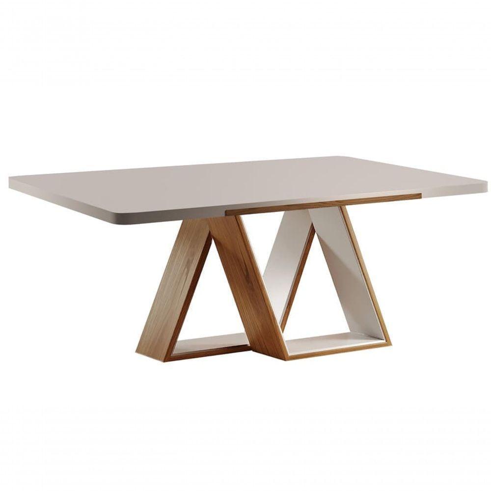 Mesa De Jantar Moderna - Sophia-2,20x1,10m - Requinte Salas - 1