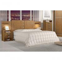 Cabeceira Casal Com Mesa De Cabeceira - Rubi-cinamomo - Móveis D'doro - 1