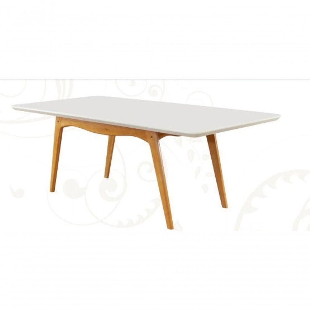 Mesa De Jantar Moderna C- Vidro -escócia-2,0x1,0m- Art Salas - 1