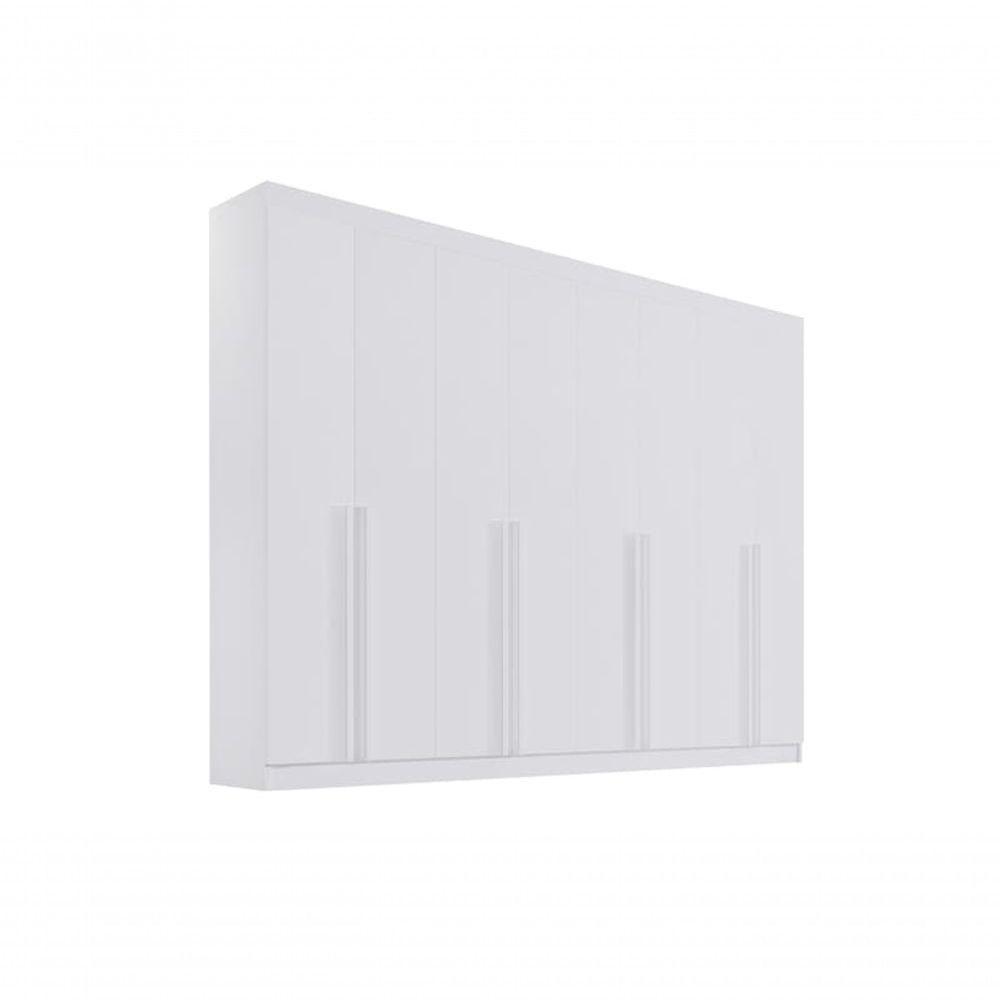 Guarda Roupa Casal 100% Mdf 8 Portas 8 Gavetas Daymont-branco Móveis D'doro - 1