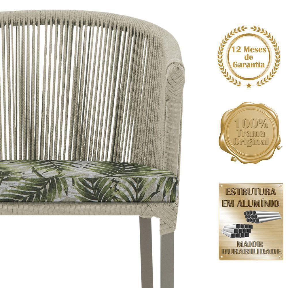 Mesa E 6 Cadeiras De Jantar Noronha Fendi E5 Trama Original Rami - 3