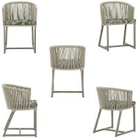 Mesa E 6 Cadeiras De Jantar Noronha Fendi E5 Trama Original Rami - 5