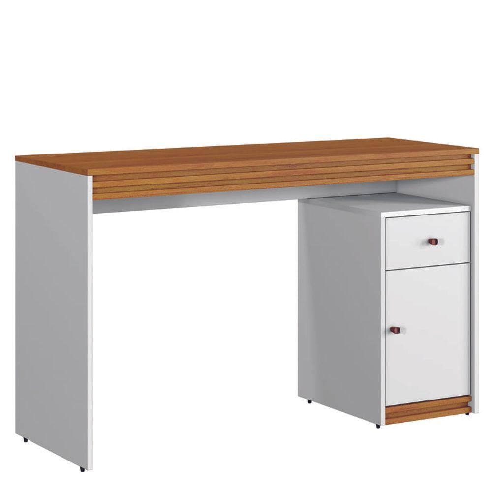 Escrivaninha 1 Porta 1 Gaveta - Sevilha-branco - Mavau Móveis - 2