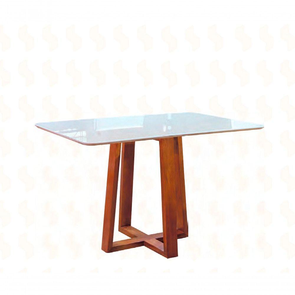 Sala De Jantar Com 4 Cadeiras Maciça 1,20 Pedro Art Salas - 2