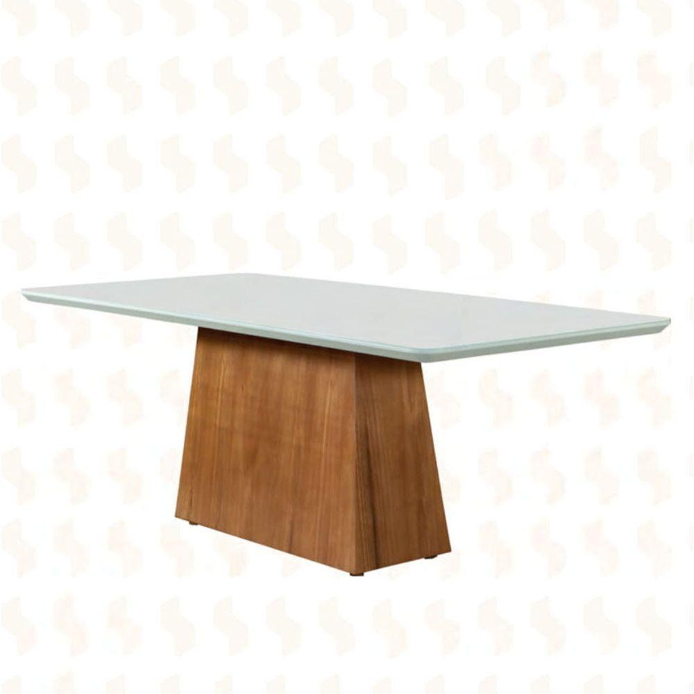 Mesa De Jantar Base Robusta - Amsterdã-2,0x0,90m - Art Salas - 1