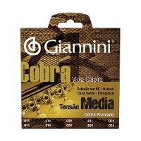 Corda Viola Caipira Giannini Gesvm Media Cobre Prateado - 1