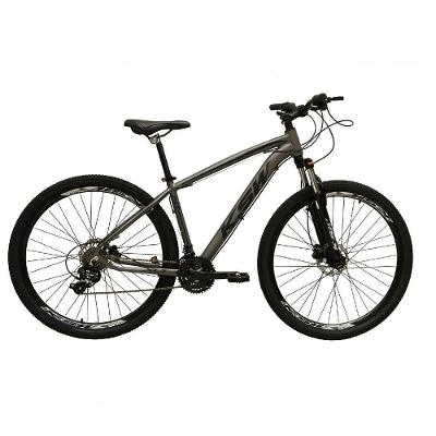 Bicicleta Aro 29 Ksw Xlt Alumínio 24v Câmbios Shimano Garfo Com Trava No Ombro - Grafite Tam.19