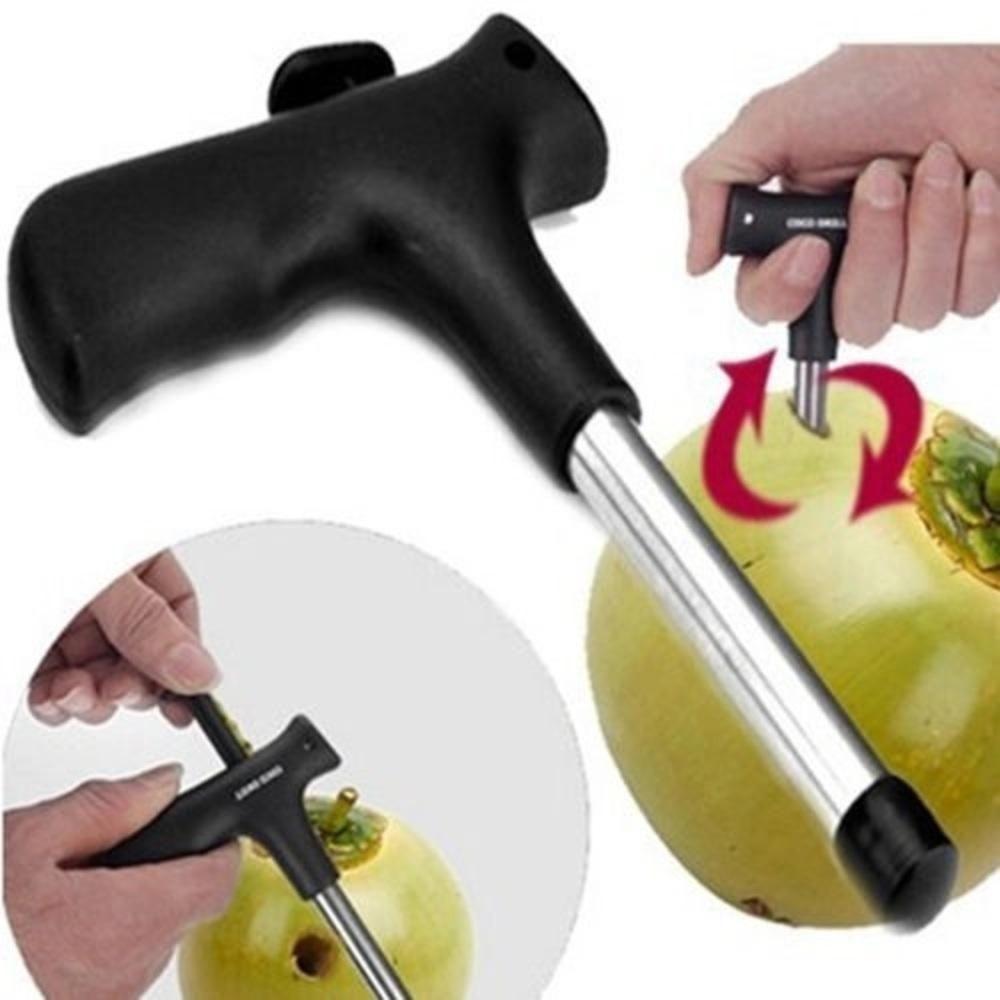 Abridor De Coco Com Furador Profissional Inox Manual Fura Tudo Multiuso Para Casa Bar E Barraca - 5