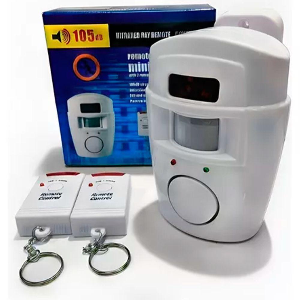 Alarme Sem Fio Residencial Sensor Sirene E 2 Controles - 4