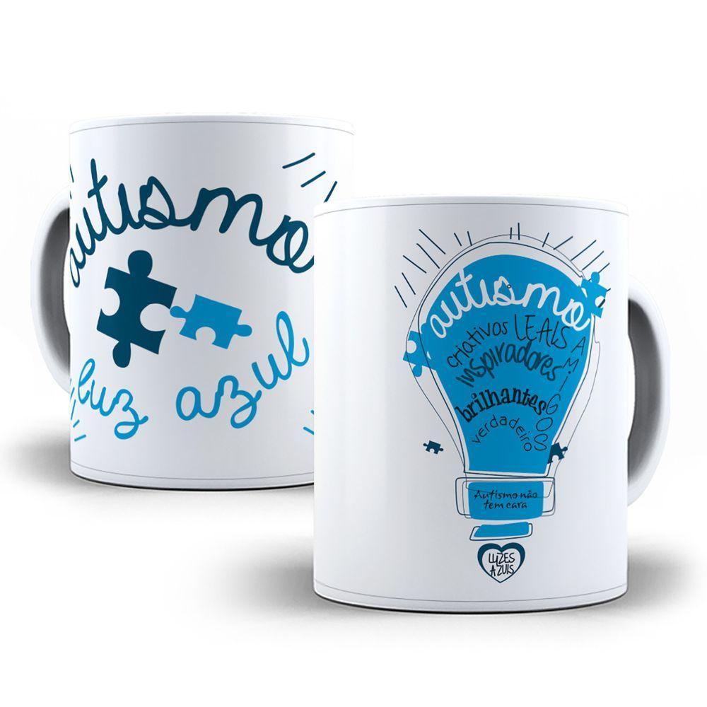 Kit Presente Para Autistas Luz Azul Com Chaveiro Especial - 2