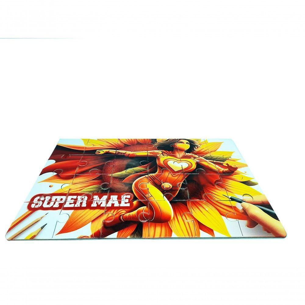 Kit 2 Quebra-cabeça Herois Atipicos Super Mãe E Super Filho - 3