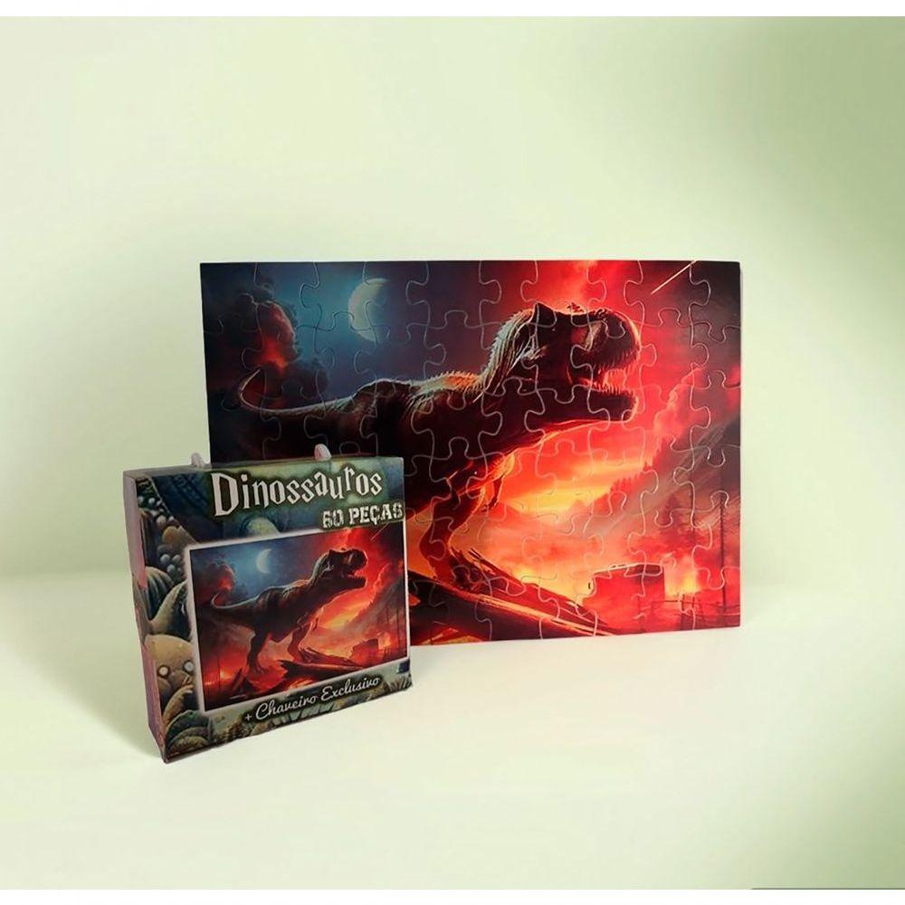 Quebra-cabeça Dinossauro T-rex De 60 Peças - 2