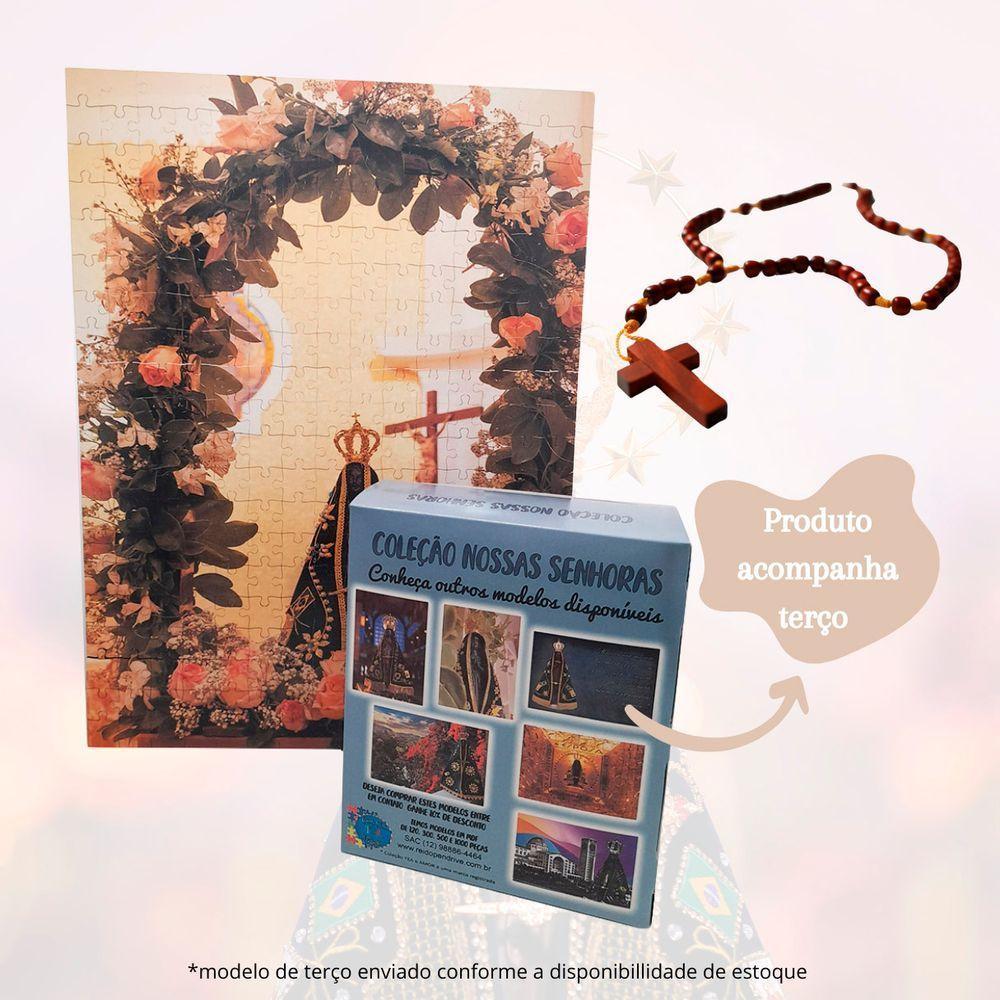 Quebra-cabeça Nossa Senhora Aparecida Mdf + Terço Especial - 1