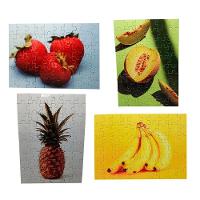 Kit 4 Quebra-cabeças Frutas Divertidos - Idosos E Crianças - 3