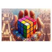 Quebra-cabeça Cubo Mágico De 60 Peças Educativo E Cognitivo - 1