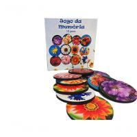 Super Jogo Da Memória Cognitivo Lindas Flores 12 Pares Mdf - 6