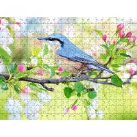 2 Quebra-cabeças Inclusivos 40 Peças Aves Belas Para Mentes Inteligentes - 2