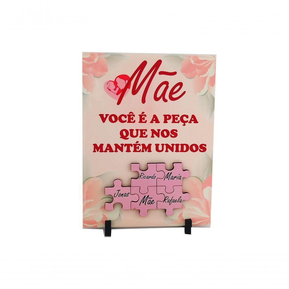 Porta Retrato Dia Das Mães Decorativo Em Azulejo 20 X 15 Cm - 2