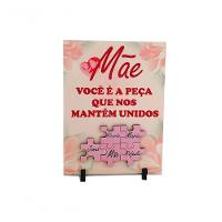 Porta Retrato Dia Das Mães Decorativo Em Azulejo 20 X 15 Cm - 2